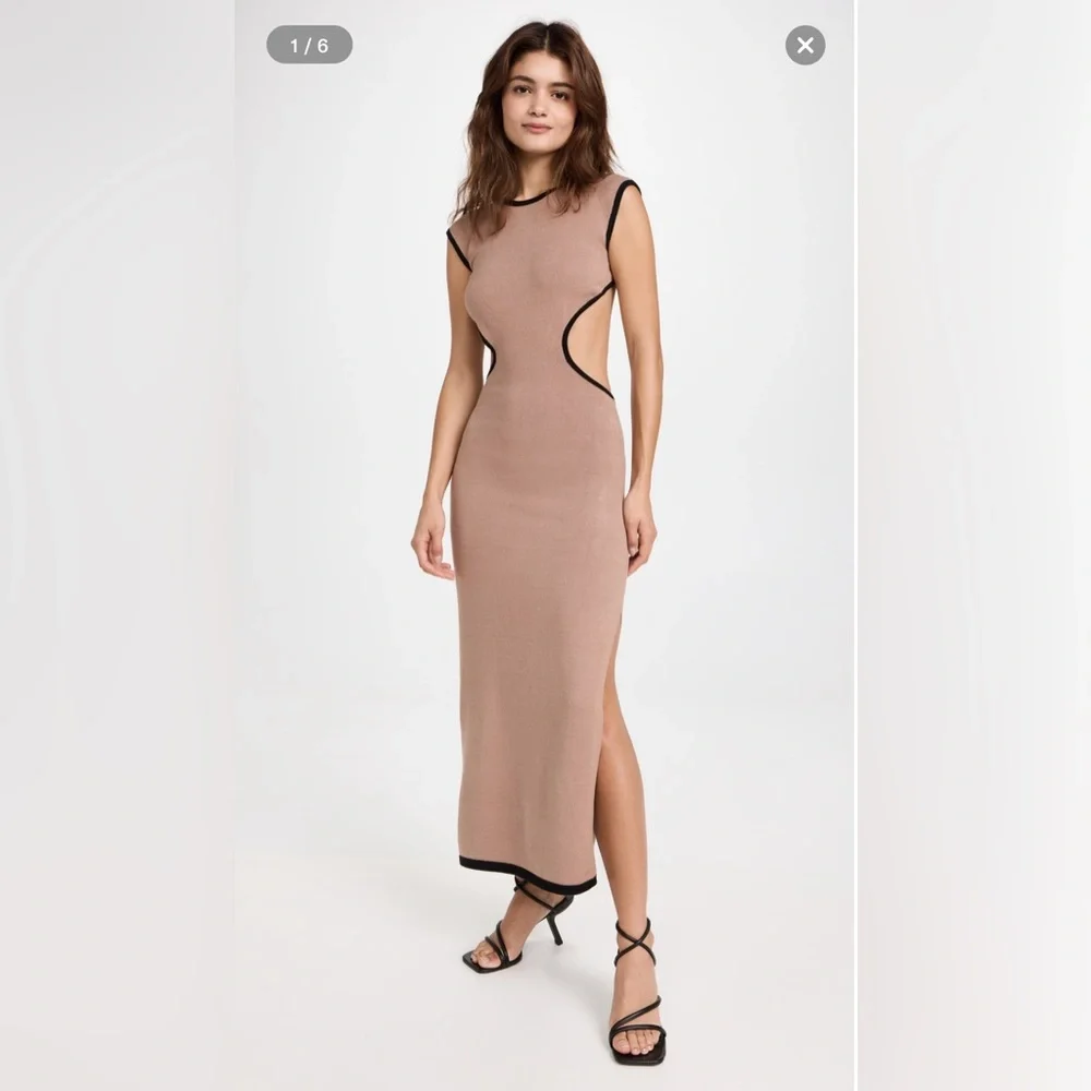 HANSEN & GRETEL Evelyn Backless High Slit Long Dress - Picture 1 of 11